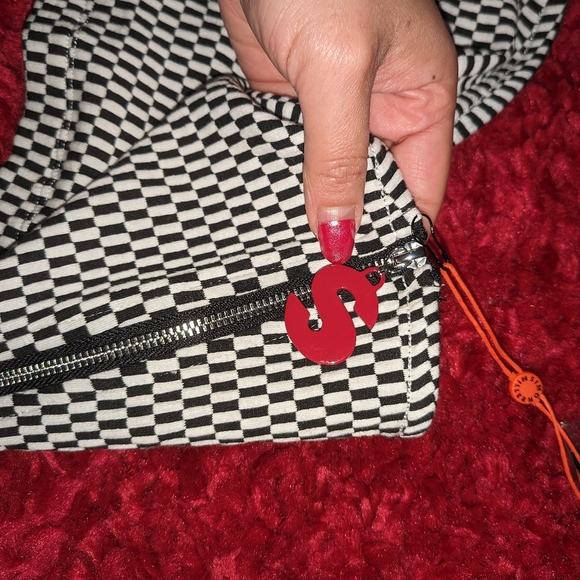 10. NWT SIMON MILLER CHECKERBOARD TUBE TOP & SKORT SET - Picture 7 of 7